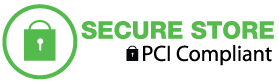 Shopping is safe and secure, we are a PCI compliant online retailer.