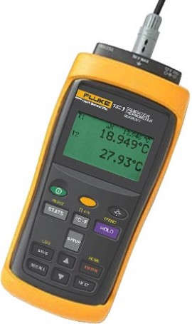 Fluke 1523-P3 Reference Thermometer with 5627A PRT, -328 to 1220&amp;deg;F, 100&amp;ohm;-