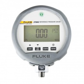 Fluke 2700G Series Digital Reference Pressure Gauge, -12 to 100 psi, 4.5" dial, ¼" NPT male, bottomcast ZNAL housing-