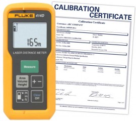 Fluke 414D-NIST Laser Distance Meter  -