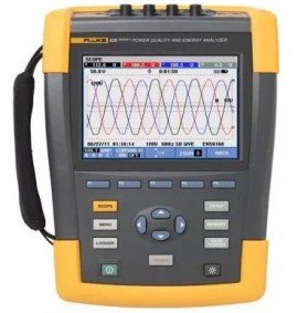 Fluke 435-II Power Quality and Energy Analyzer with flexible current probes-