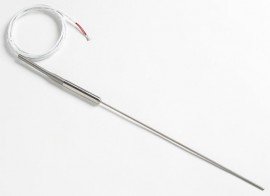 Fluke 5618B-12-J Small-Diameter Industrial RTD with banana plugs, 12&quot;-