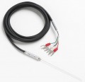 Fluke 5622-05-I Fast Response Platinum Resistance Thermometer (PRT) with INFO-CON for 1521/1522 Models, 0.02in, 6ft Lead-