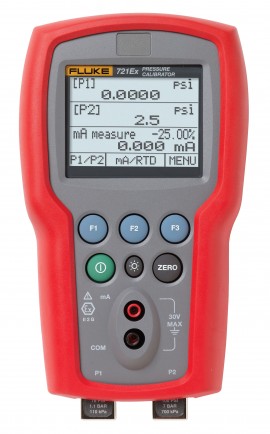 Fluke 721EX-1650 Dual Sensor Pressure Calibrator, 16 PSIG/5000 PSIG-