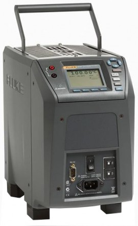 Fluke 9143-F-P-156 Field Metrology Well with F Insert (Model 9143-INSF) and Process Electronics, 91 to 662&amp;deg;F-