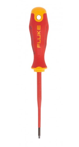 Fluke ISQS1 Insulated Robertson Screwdriver #1, 4&amp;quot;, 1000 V-
