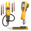Fluke T5 - 600/62 MAX+/1AC - II Electrical Tester IR Thermometer and Voltage Detector Kit-