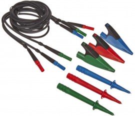 Fluke TL165X Standard TL set with leads probes caps alligator clips-